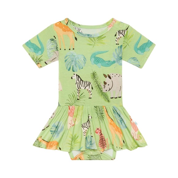 Posh Peanut Other - Posh Peanut Bamboo Twirl Skirt Bodysuit | size 3-6 months